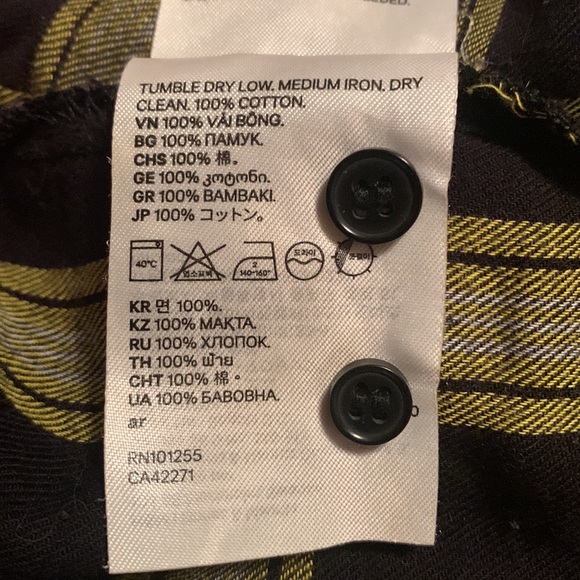 H&M Cropped Flannel - Picture 4 of 4